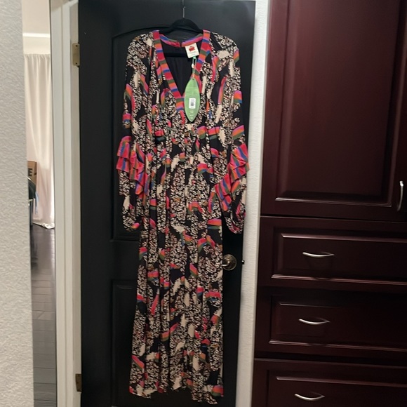 Farm Rio ‼️‼️Leopard Toucans Maxi Dress - Picture 10 of 16